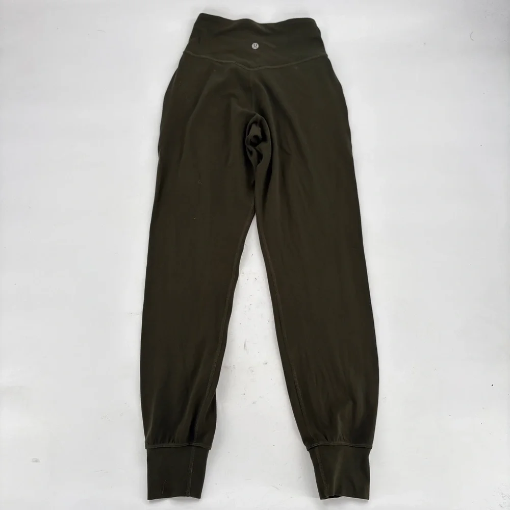Lululemon Athletica Olive Green Activewear Pants 2 running joggers active pants